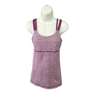 Lululemon Athletica Purple Fitted Sleeveless Tank Size 6